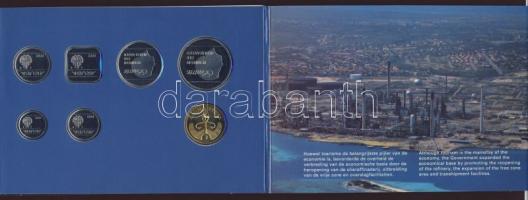 Aruba 1992. Forgalmi sor szettben 5klf + zseton 5c-2 1/2G T:1 Csak 10.500 db!