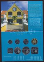 Aruba 1996. Forgalmi sor szettben 5klf + zseton 5c-2 1/2G T:1 Csak 7500 db!