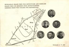 1948 Magyarországi II. Nemzetközi Motorkerékpáros Nagydíja, Budapest 120. / Hungarian Grand Prix for motorcycles and sidecars, So. Stpl