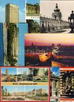 100 db modern külföldi városképes lap