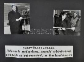 cca 1973 A kisföldalatti a kezdetektől a modern időkig, fotóalbum a kisföldalatti építéséről, modern...