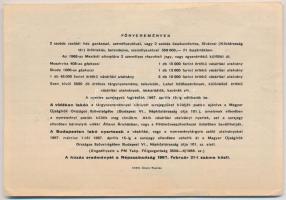 Budapest 1967. "Magyar Újságírók Országos Szövetsége - Szerencse-sorsjegy" sorjegy 4Ft ért...