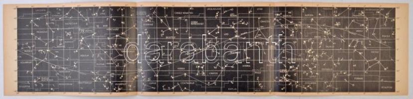 cca 1910 2 db csillagtérkép 38x38 cm 56 x 13 cm