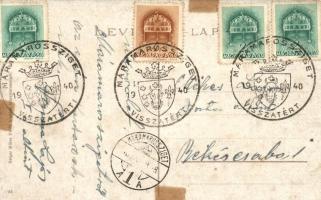 Máramarossziget, Sighetu Marmatiei; vasútállomás / railway station, So. Stpl (EB)