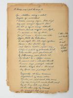 Kéziratos adalékok a deportált műegyetemisták történetéhez: naplófeljegyzések, jegyzetek, kb. 45 p