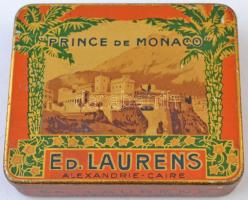 cca 1930 Prince de Monaco fém cigarettás doboz / Metal tobacco box