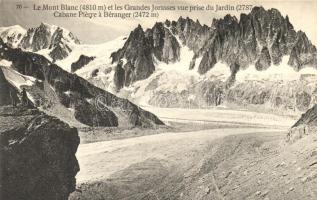 Mont Blanc, Grandes Jorasses, Jardin, Cabana Pierre a Beranger