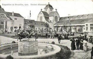 1910 Brussels, Bruxelles; Exposition, Section Allemand / German section