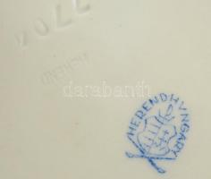 Herendi Viktória mintás porcelán tálka, kézzel festett, jelzett, hibátlan, d: 9,5 cm