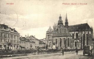 Kassa, Kosice; Fő utca és Dóm / main street, cathedral (EK)
