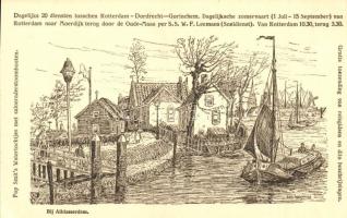 Alblasserdam, Dutch art postcards s: Eug. Rensburg