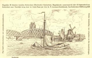 Dordrecht, Dutch art postcards s: Eug. Rensburg