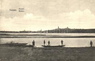 Zimony, Zemun, Semlin; Duna  / Dunav / river