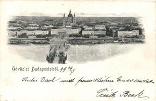 Budapest - 3 db régi képeslap / 3 pre-1945 postcards