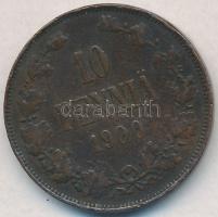 Finnország 1900. 10p Cu T:2- ph.
Finland 1900. 10 Pennia Cu C:VF edge error
Krause KM#14