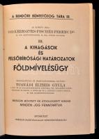 dr. Tusnádi Élthes Gyula (szerk.): A kihágások és felsőbirósági határozatok földmivelésügy. A rendőr...