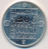 1985. 200Ft Ag "Természetvédelem - Vadmacska" T:1- kis patina