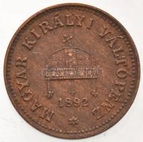 1892KB 1f Br Körmöcbánya T:2  Hungary 1892KB 1 Fillér Br Kremnitz C:XF Adamo K1