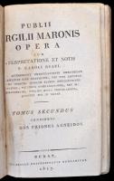 (Publius Vergilius Maro) Publii Vergilii Maronis: Opera cum Interpretatione et notis P. Caroli Ruaei...