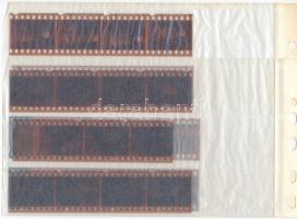 cca 1980 Vízparti fotósorozat, 25 db szoldian erotikus negatív felvétel, 24x36 mm