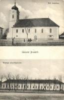 Bicske, Református templom, Községi takarékpénztár, Falus kiadása (ázott / wet damage)