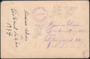 1937 Törökszentmiklós határában, feliratozott fotólap, sarkán hiánnyal, 9x14 cm