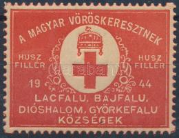 A Magyar Vöröskeresztnek 20f adománybélyeg
