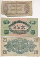 1944. 1P-100P "A Vöröshadsereg Parancsnoksága" (10x) T:III,III-