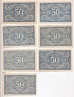 1920. 50f (7x) mind klf sorozatszámmal T:I,I-,III