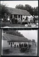 cca 1936 Lőcsei Árpád kecskeméti vándorfényképész hagyatékában őrzött 13 db vintage üveglemez negatí...