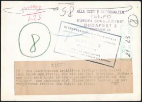 cca 1940 Nyilas fénykép az Amazonas vidékéről, németül feliatozott vintage fotó, az Ünnep c. lapban ...