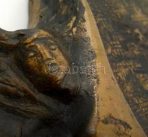 Veszprémi Imre (1932-2013): Női akt.  Bronz falikép, jelzett, 33×21 cm