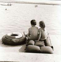 cca 1930 Budapest, élet a Dunán és a két partján, korabeli vintage negatívokról készült 11 db mai na...