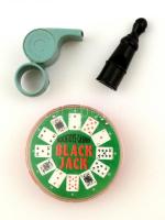 Black Jack türelemjáték + 2 db műanyag síp