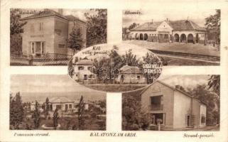 18 db főleg RÉGI magyar városképes lap, Balaton és környéke, vegyes minőség / 18 mostly pre-1945 Hun...