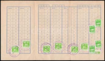 1973 TF bélyeglap 22 bélyeggel