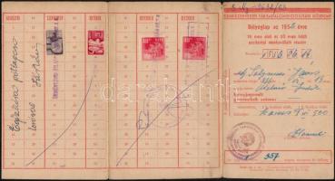 1952 SZTK bélyeglap 10 bélyeggel