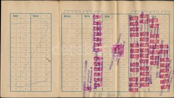 1955 SZTK bélyeglap 148 bélyeggel