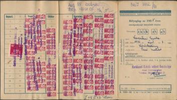 1955 SZTK bélyeglap 148 bélyeggel