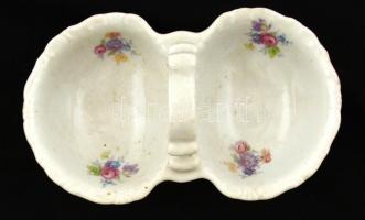 Zsolnay, fűszertartó, matricás, kopott, hibátlan, jelzett. 13 cm
