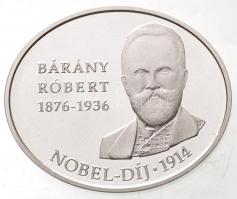 2014. 5000Ft Ag Bárány Róbert 100 éve nyerte el a Nobel-díjat (12,5g/0.925) T:PP