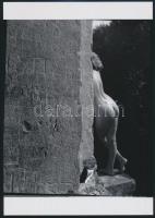 cca 1979 Álom vagy valóság? - 3 db szolidan erotikus fénykép, vintage negatívról készült mai nagyítá...