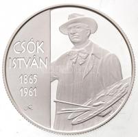 2015. 10.000Ft Ag Csók István 1865-1961 (24g/0.925) T:PP