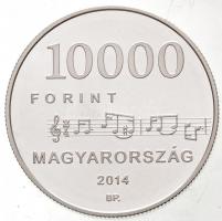 2014. 10.000Ft Ag "Egressy Béni" (24g/0.925) T:PP