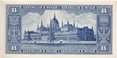 1946. 100.000.000BP eltolódott előlapi nyomat T:I