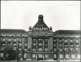 cca 1960 Budapest, Gellért Hotel , fotó, 18x24 cm