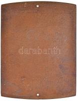 1958. "Vasi napok 1958. V. 18-25" Br emlékplakett (83,5x107mm) alul és felül egy-egy fúrt ...