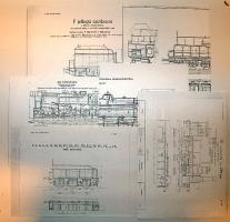 Mozdony és szerkocsi jellegrajz (9db)