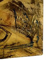 Rubint Ávrahám Péter (1958-): Fekvő akt. Vegyes technika, karton, jelzett, 84×144 cm