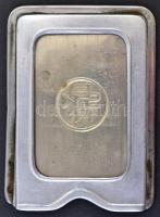 cca 1940 BSZKRT fém bérletigazolvány tartó